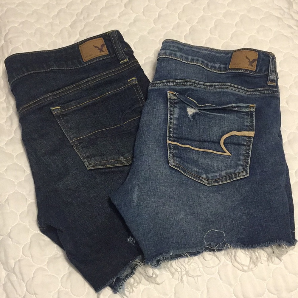 Denim shorts